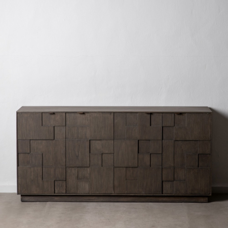 Comode si Bufete - Comoda Modulară din Lemn de Mindi CreativDeco - Mobilier Ideal pentru Interioare Moderne