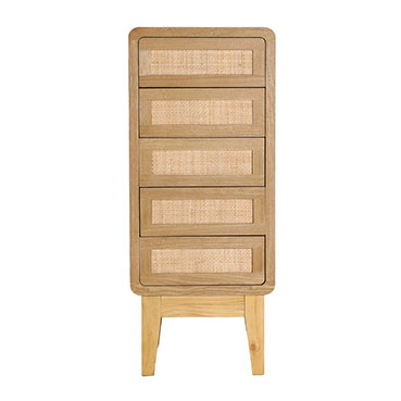 Comode si Bufete - Comoda inalta maro nordica|Mobilier organizare dormitor