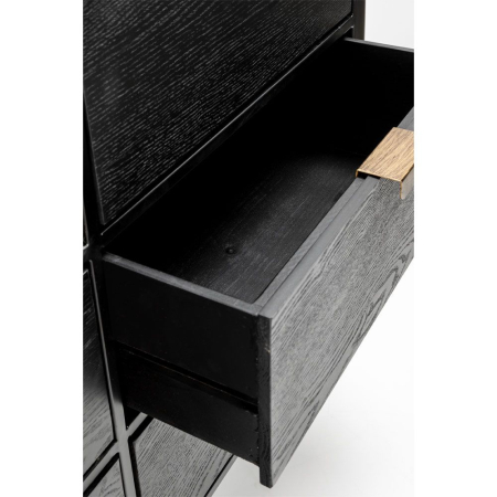 Comodă neagră cu sertare aurii Colombo [4]