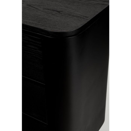 Comodă neagră cu sertare aurii Colombo [6]