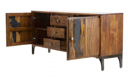 Comoda Lemn Masiv Design Unic Mustang CreativDeco [3]