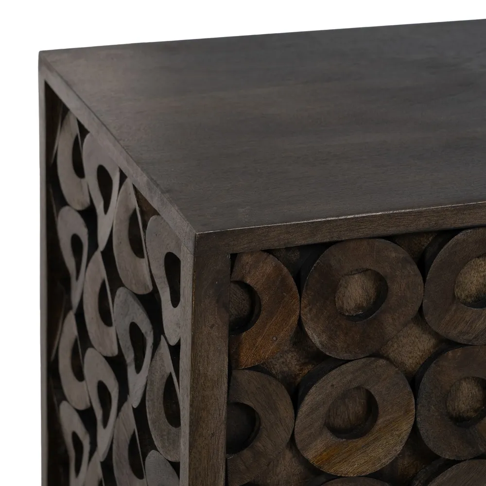 Comoda Living Maro Aurie, Lemn Mango Sculptat Manual [3]