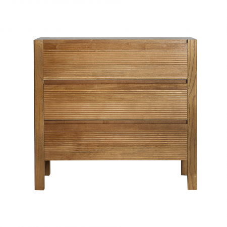 Comode si Bufete - Comoda minimalist maro|Mobilier dormitor compact