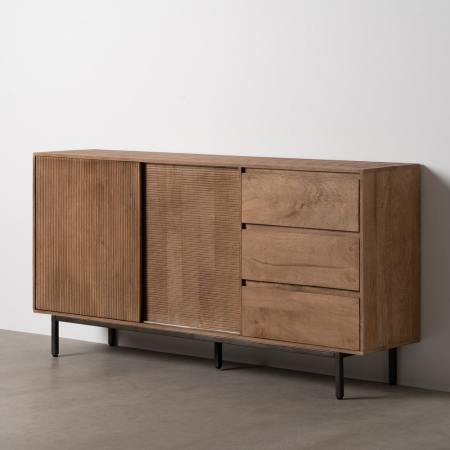 Comode si Bufete - Comoda din lemn de mango cu sertare spatioase - CreativDeco