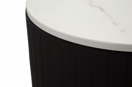 Comoda Montpellier, negru/auriu, lemn/metal/catifea [4]