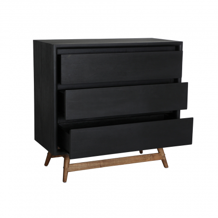 Comoda neagra din lemn Thiers|Comode moderne premium [1]