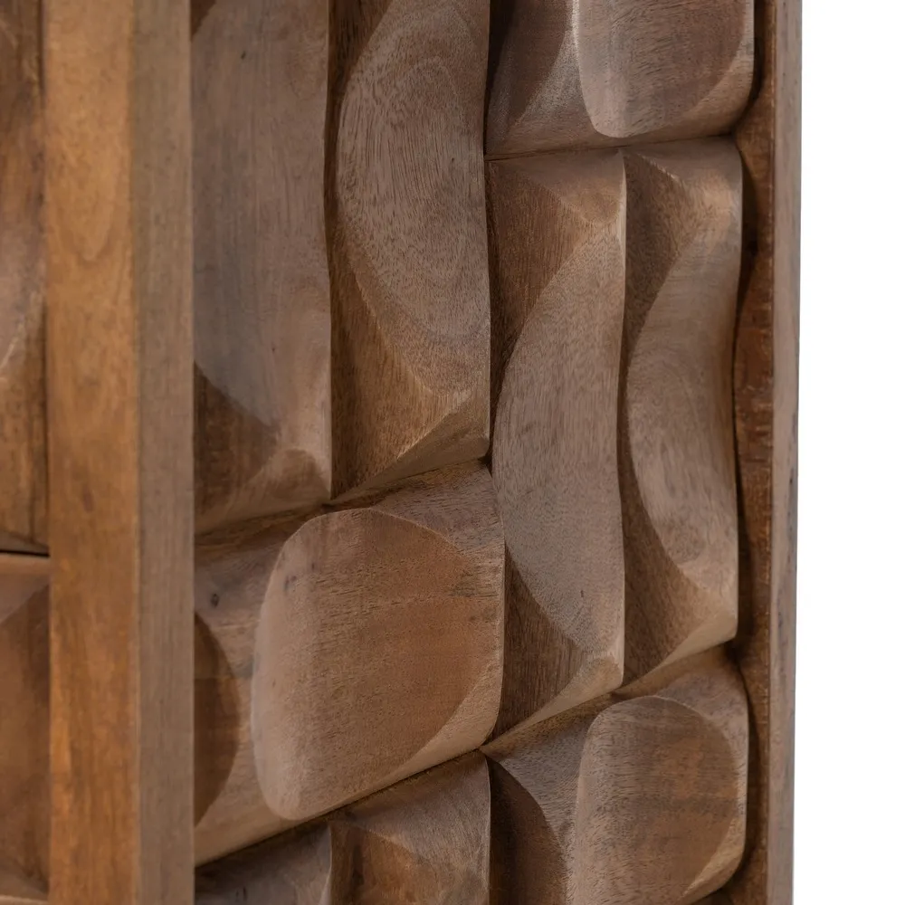 Comoda Rafined Maro Negru, Lemn Mango Metal - de la creativdeco.ro [8]