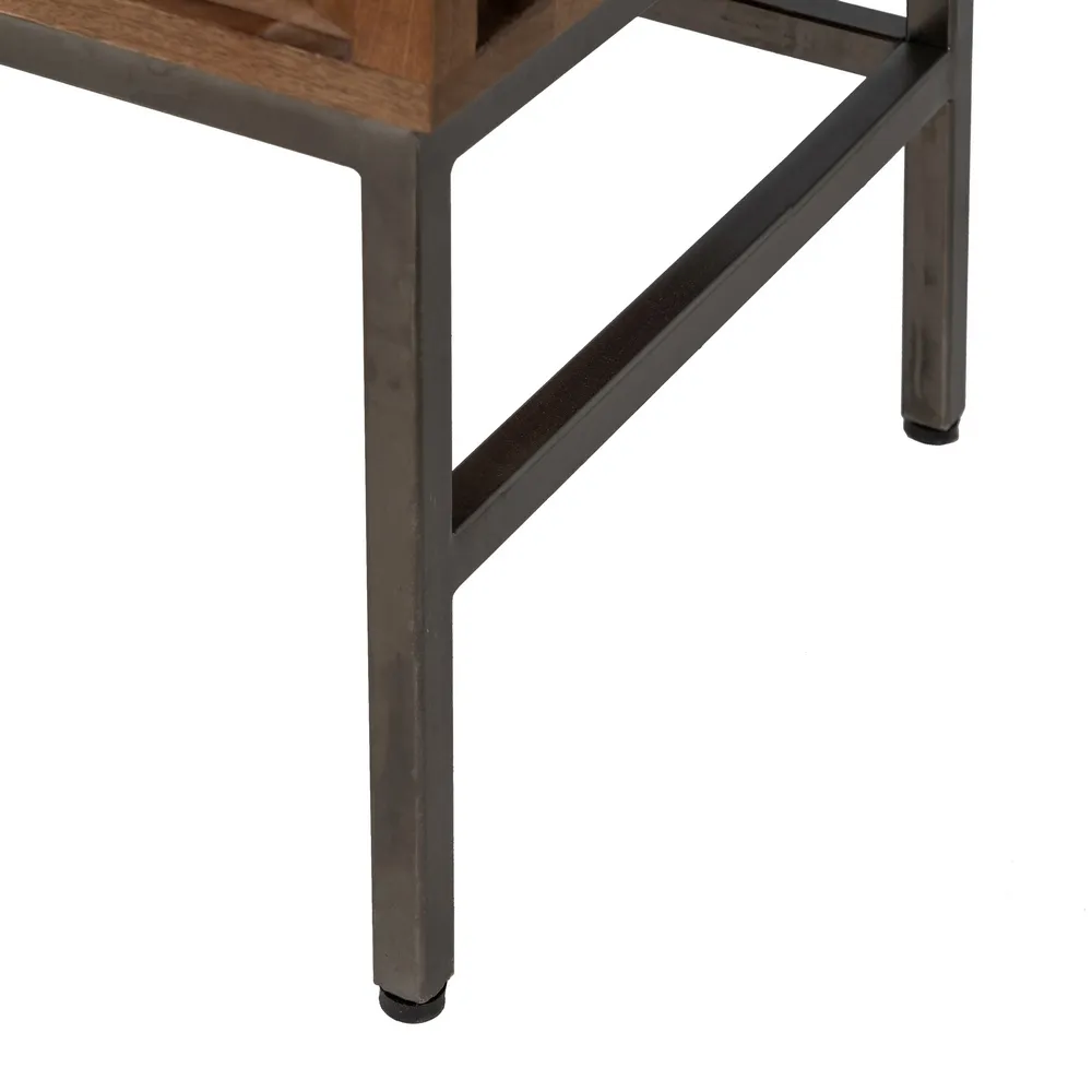 Comoda Rafined Maro Negru, Lemn Mango Metal - de la creativdeco.ro [10]