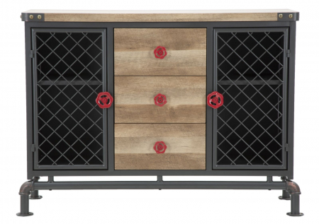 Comoda metalica stil industrial autentic CreativDeco [1]