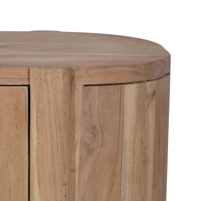 Comoda TV lemn acacia sticla|Mobilier TV modern [9]