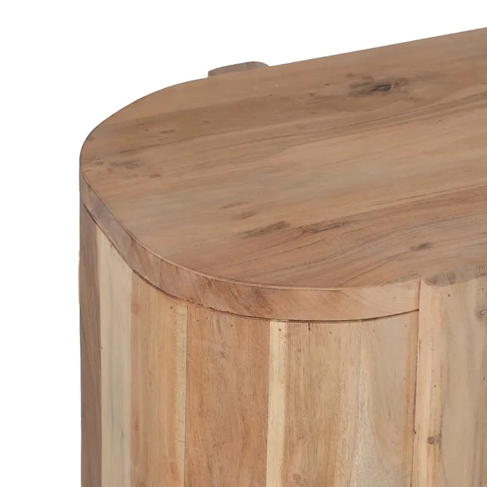 Comoda TV lemn acacia sticla|Mobilier TV modern [3]