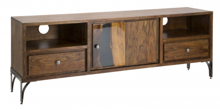 Comode TV - Comoda TV mare lemn masiv unica | Mobilier statement CreativDeco
