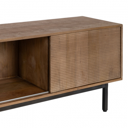 Comoda TV moderna CreativDeco - Lemn de mango cu structura metalica [8]