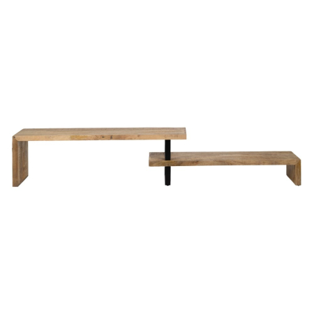 Imagine comodă TV mango și metal [2]