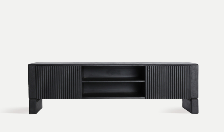 Comodă TV lemn mango negru NOX – titlu imagine principală Comode si Bufete - Comodă TV lemn mango negru NOX – titlu imagine principală
