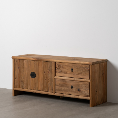 Comode TV - Comoda TV Lemn Pin Reciclat CreativDeco - Mobilier Natural pentru Camera