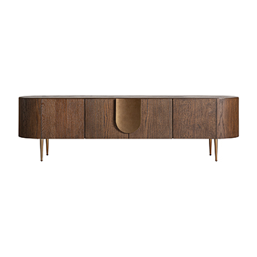 Comode TV - Comoda TV Art Deco stejar|Comode elegante premium