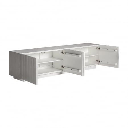 Comoda TV contemporana alba|Mobilier modern arhitectural [2]