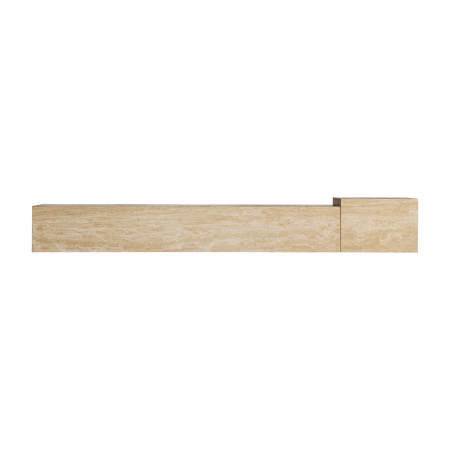 Comode TV - Comoda TV Art Deco travertin maro|Comode TV elegante