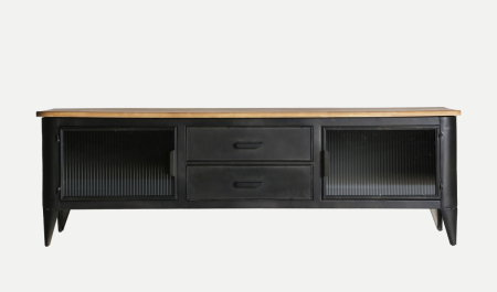 Comodă TV EASBY fier și lemn [2]