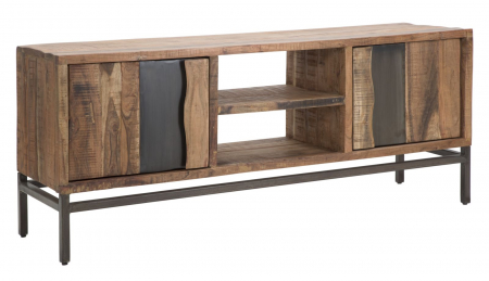 Pachete promotionale - Comoda TV lemn masiv moderna | Design industrial CreativDeco