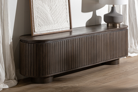 Comoda TV lemn mango art deco|Mobilier media premium [1]