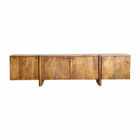 Comode TV - Comoda TV lemn mango nordic|Mobilier media premium