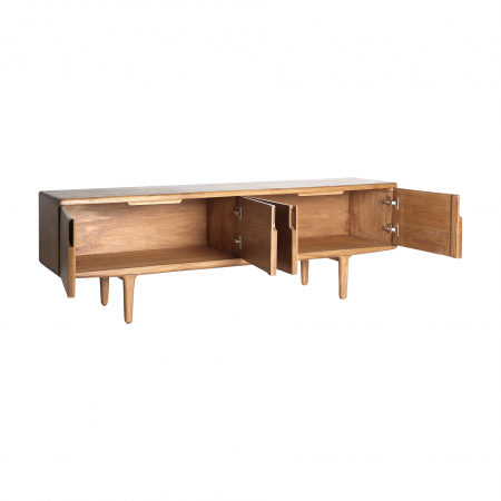 Comoda TV lemn mindi nordic|Mobilier media premium [2]