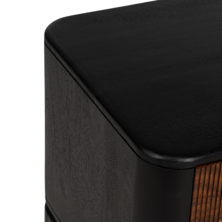 Comoda TV lemn mango sheesham maro-negru|Comode moderne pentru interioare elegante [3]
