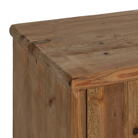 Mobilier TV Lemn Pin Reciclat CreativDeco - Design Rustic pentru Depozitare [3]