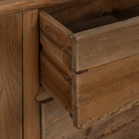 Mobilier TV Lemn Pin Reciclat CreativDeco - Design Rustic pentru Depozitare [6]