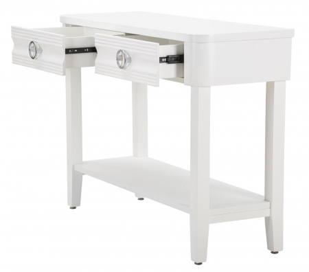 Consola Shine alba cu sertare valurite | CreativDeco [2]