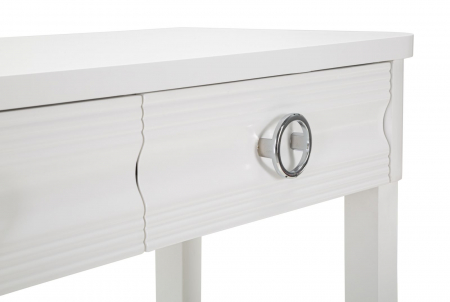Consola Shine alba cu sertare valurite | CreativDeco [3]