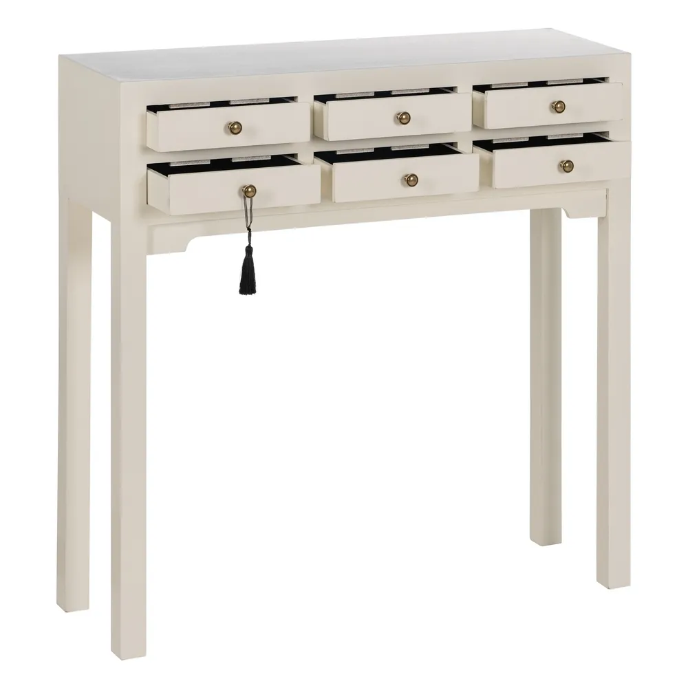 Consola alba cu sertare | Piese orientale CreativDeco [2]