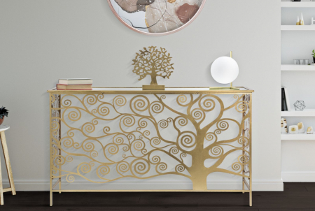 Consola Copacul Vietii | Stil Glamour | Blat Sticla | CreativDeco [1]