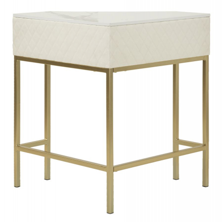 Consola de colt cu sertar | Economisire spatiu | CreativDeco [7]