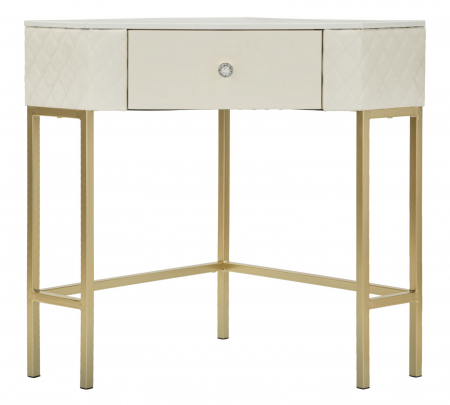 Consola de colt cu sertar | Economisire spatiu | CreativDeco [2]