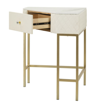 Consola de colt cu sertar | Economisire spatiu | CreativDeco [3]