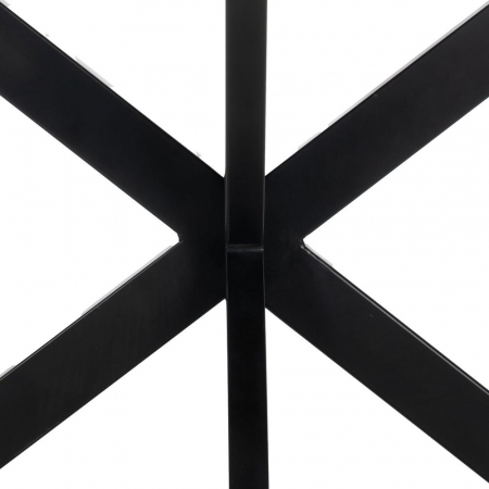Consolă industrială Ixia – mango honey cu picioare metalice X – vedere laterală [6]