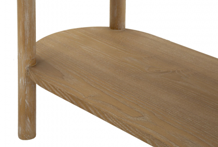 Consolă din lemn cu sertar și raft [6]