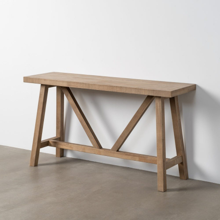 Console - Consola lemn de cauciuc natur modernă