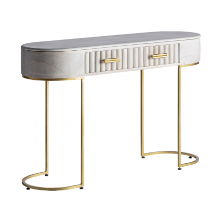 Consola Art Deco mango crem auriu|Console elegante [1]