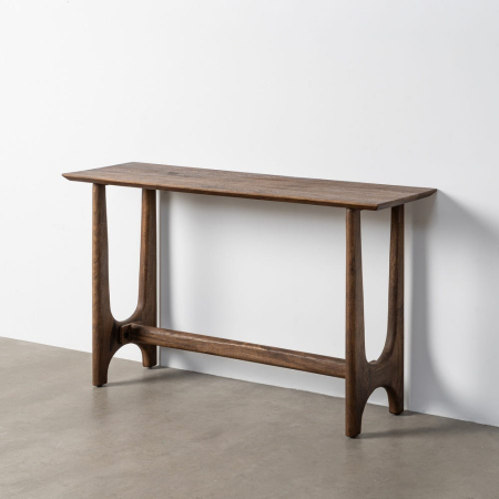 Console - Consolă din lemn de mango cu picioare sculpturale