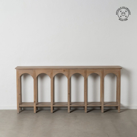 Console in Stil Artizanal - Consola Vintage Lemn Pin Reciclat CreativDeco - Mobilier Rustic cu Finisaj Antichizat