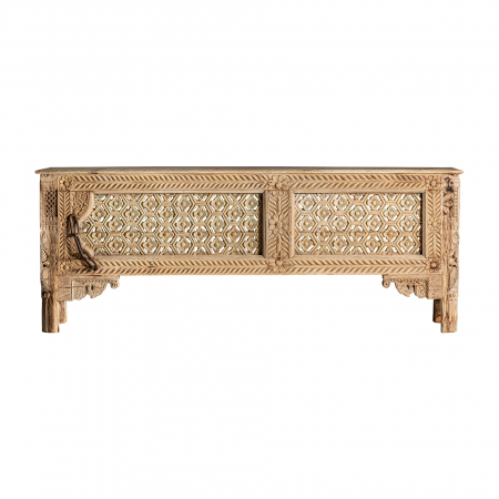 Console - Consola etnica antica lemn tec|Console vintage