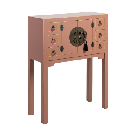 Consolă din MDF maro mocha cu accente orientale [1]