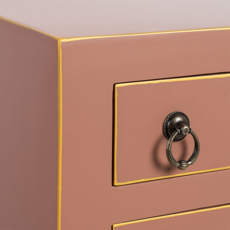 Consolă din MDF maro mocha cu accente orientale [9]