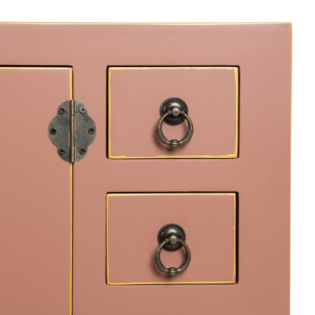 Consolă din MDF maro mocha cu accente orientale [3]