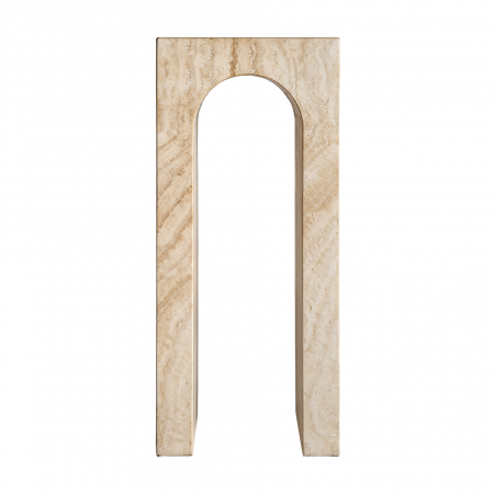 Console - Consola inalta Art Deco travertin maro|Console elegante