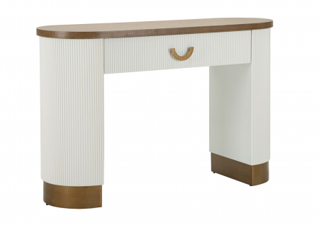 Masute de toaleta - Consola cu sertar design rotunjit | Mobilier elegant CreativDeco